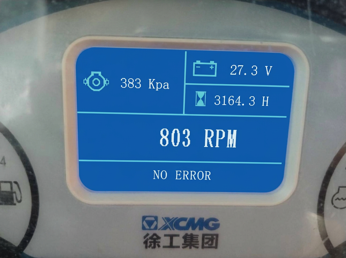 Hour meter close-up