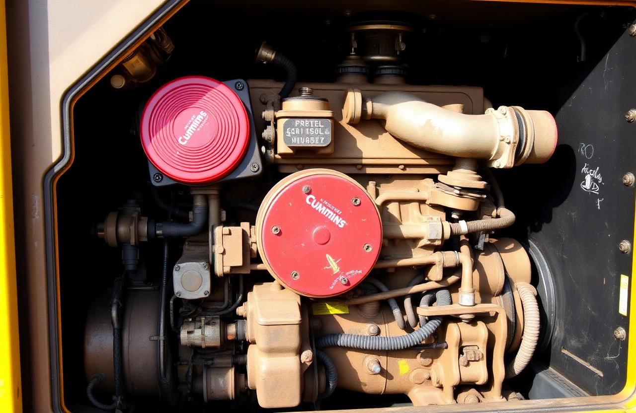 Cummins Engine Compartment