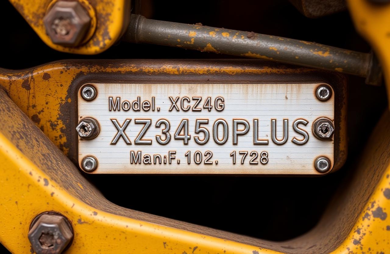Serial Number Plate
